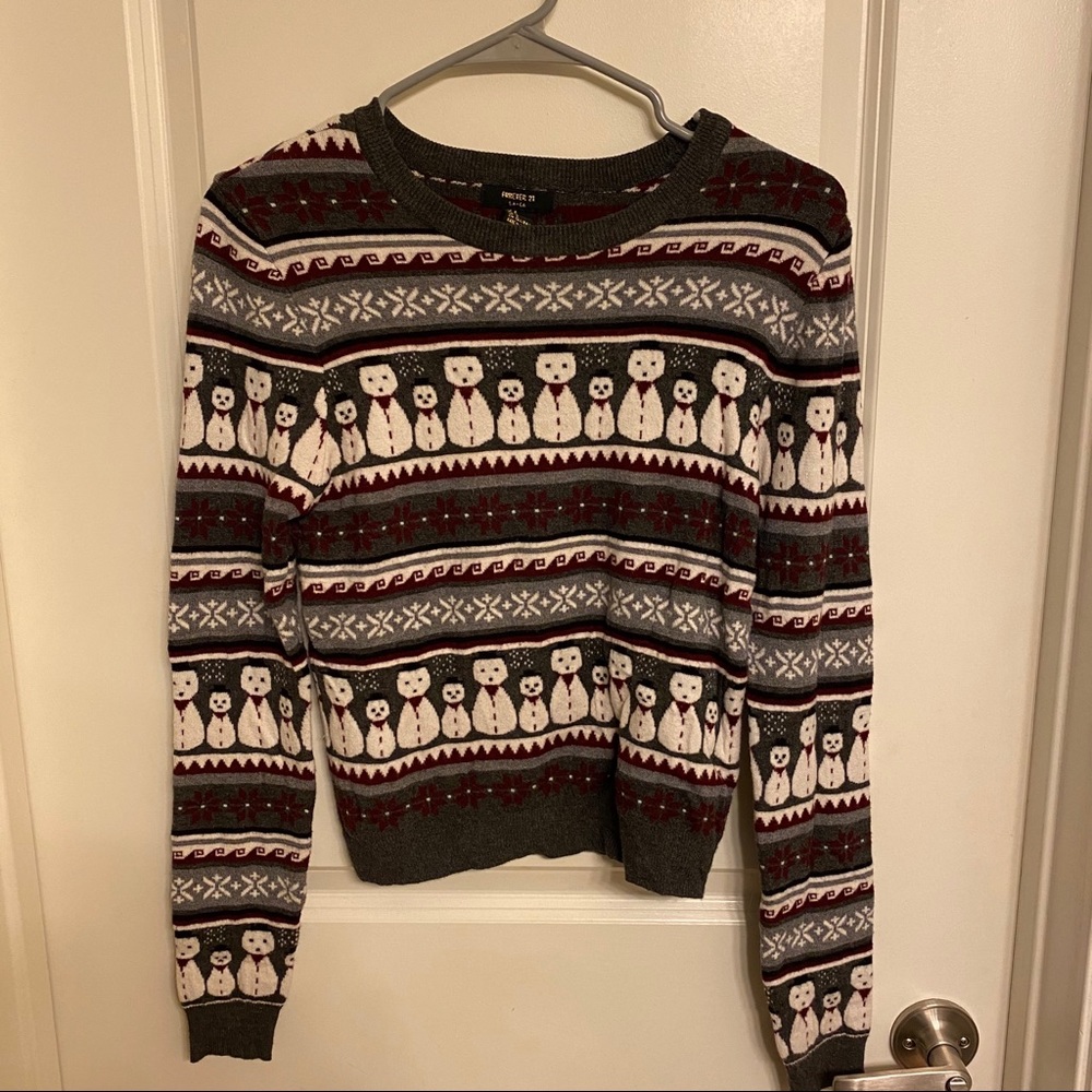 Snowman sweater